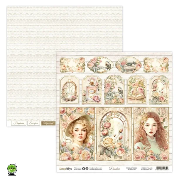 ScrapBoys SB-ROSA-04 - Rosalia 04 30*30 cm