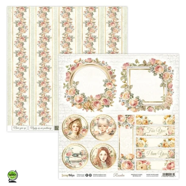 ScrapBoys SB-ROSA-05 - Rosalia 05 30*30 cm