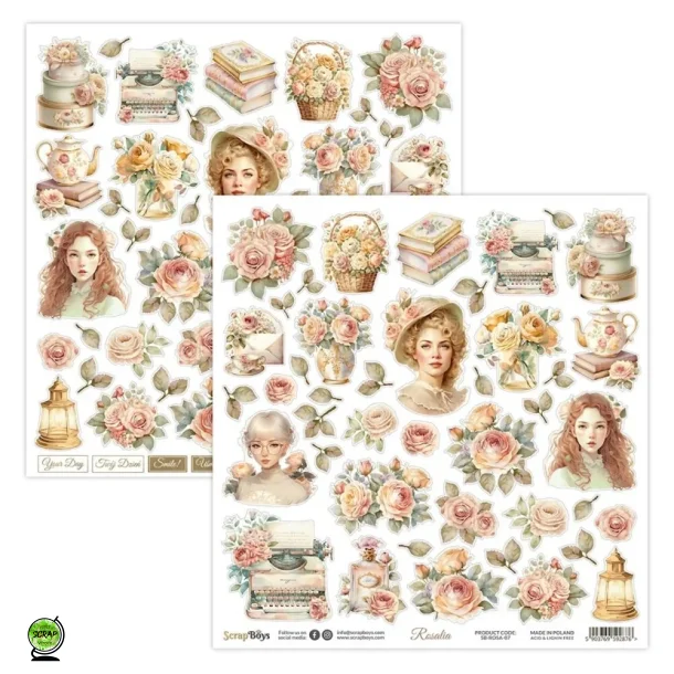 ScrapBoys SB-ROSA-07 - Rosalia 07 30*30 cm