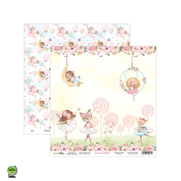 ScrapBoys SWBA-03 - Sweet Ballet 03 30*30 cm