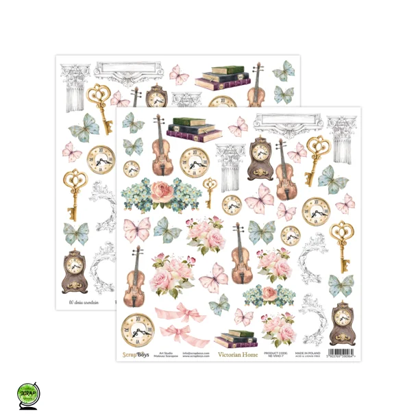 ScrapBoys VIHO-07 - Victorian Home 07 30*30 cm
