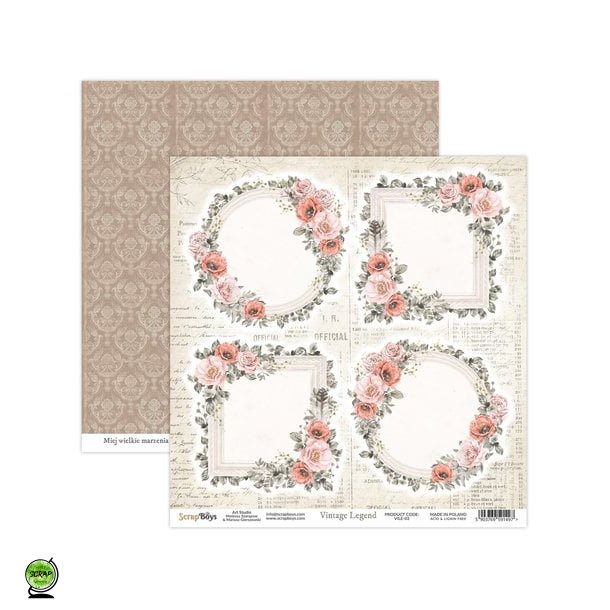 ScrapBoys VILE-03 - Vintage Legend 03 30*30 cm
