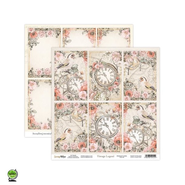 ScrapBoys VILE-05 - Vintage Legend 05 30*30 cm