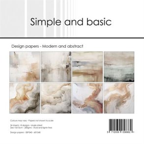 Simple and Basic SBP540 - Moderne and abstract 15x15 cm