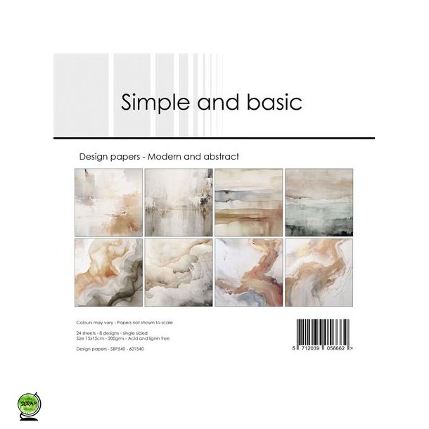Simple and Basic SBP540 - Moderne and abstract 15x15 cm