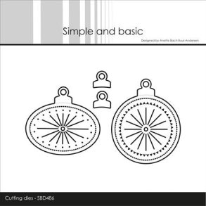 Simple and Basic SBD486 - Dies Christmas ornaments