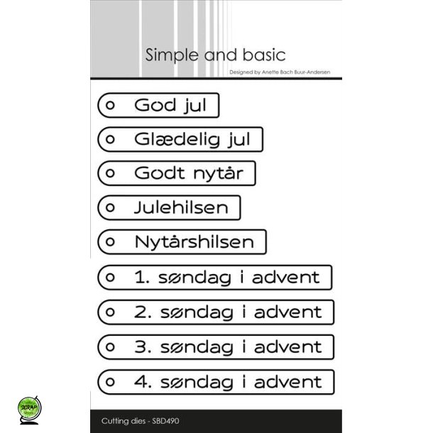 Simple and Basic SBD490 - Dies Danske tekster