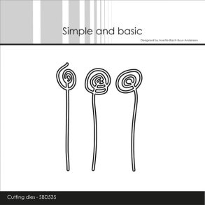Simple and Basic SBD535 - Dies Funky flowers 1