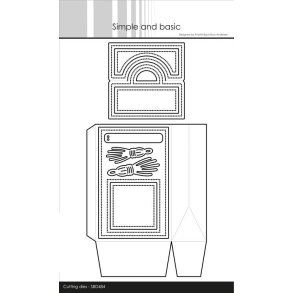 Simple and Basic SBD484 - Dies Giftbag with topper closure
