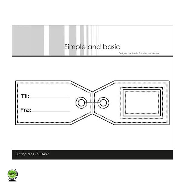 Simple and Basic SBD489 - Dies Gifttag double