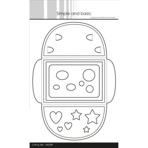 Simple and Basic SBD089 - Dies Kuvert til gavekort