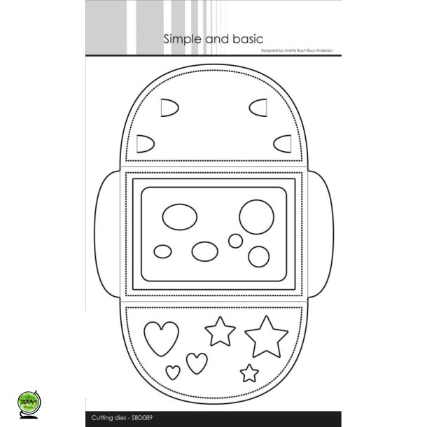 Simple and Basic SBD089 - Dies Kuvert til gavekort