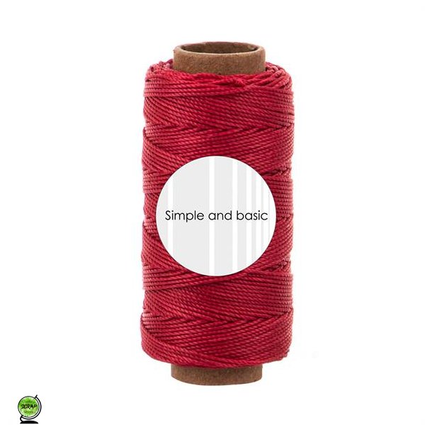 Simple and Basic SBA709 - Polyester trd 0,5mmx50m calm red