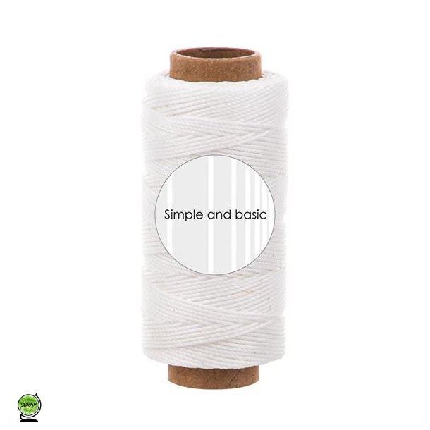Simple and Basic SBA702 - Polyester trd 0,5mmx50m soft white 