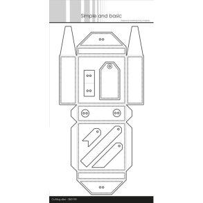 Simple and Basic SBD198 - Dies Gaveske med tags