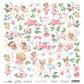 ScrapBoys SWBA-07 - Sweet Ballet 07 30*30 cm