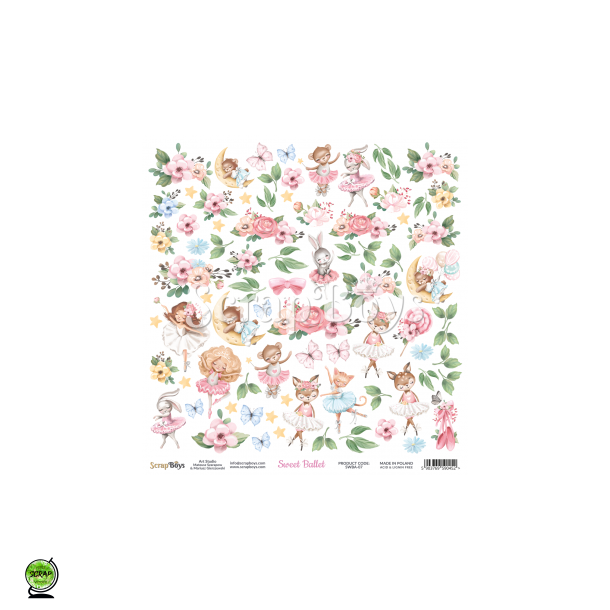 ScrapBoys SWBA-07 - Sweet Ballet 07 30*30 cm