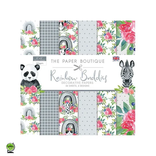 The Papar Boutique PB1374 - Rainbow Buddies 20,3*20,3 cm