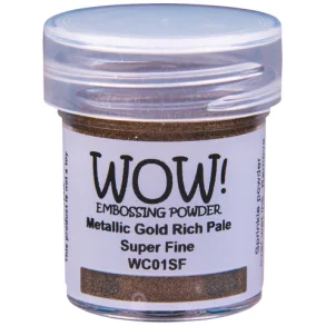 WOW Embossing powder WC01SF gold rich pale