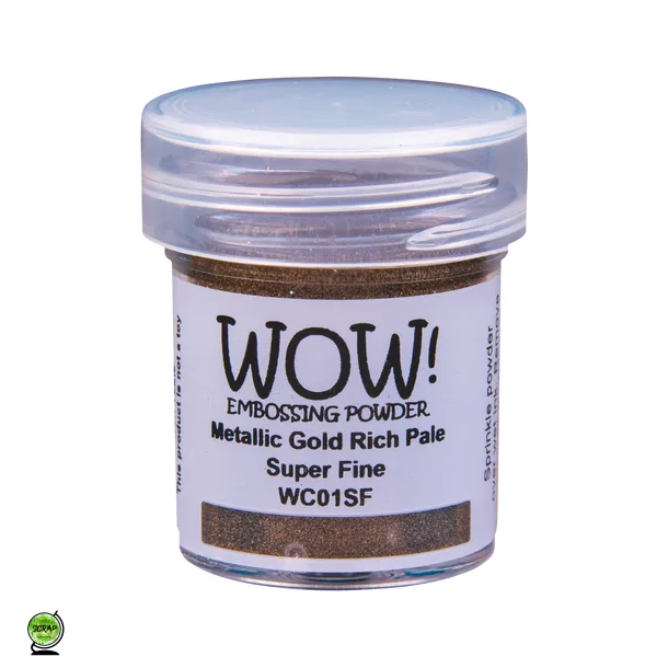 WOW Embossing powder WC01SF gold rich pale