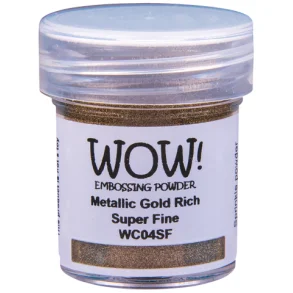 WOW Embossing powder WC03SF gold rich super fine